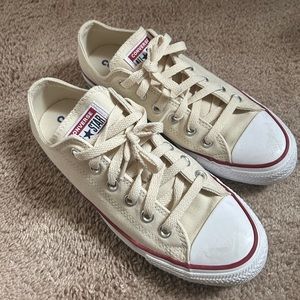 Off white low top Converse